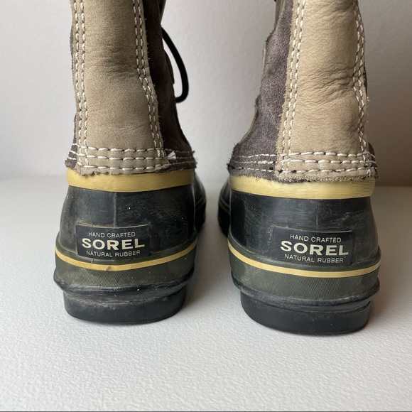Sorel Brown Cream Joan of Arctic Winter Boots - Picture 6 of 7